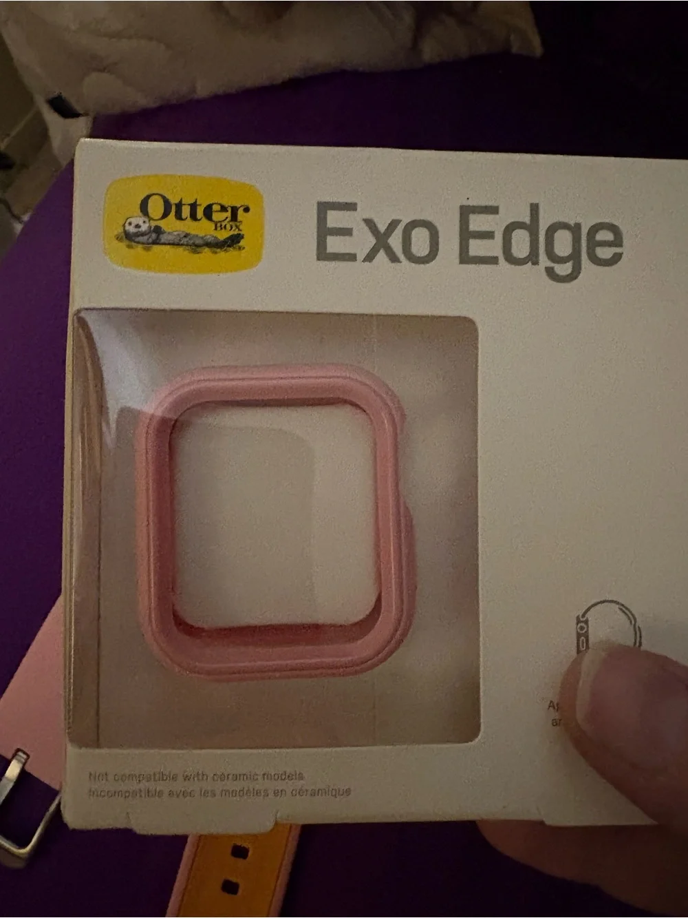 Apple Pink Watch Case and Sport Band Set
